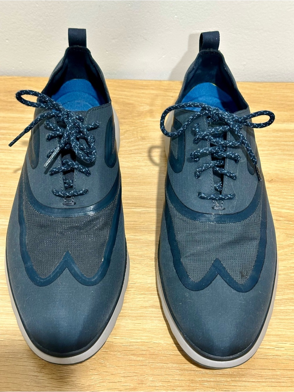 Cole Haan Men's Navy & Blue Lace-Up Slip-On Sneakers